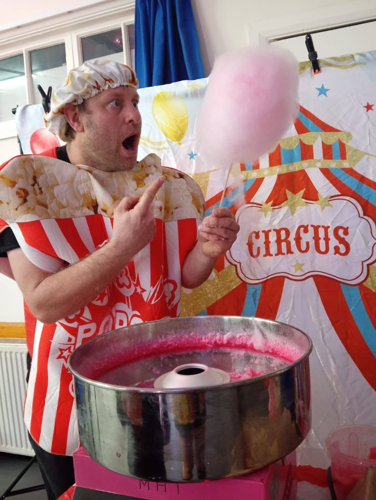 Candy floss party entertainment