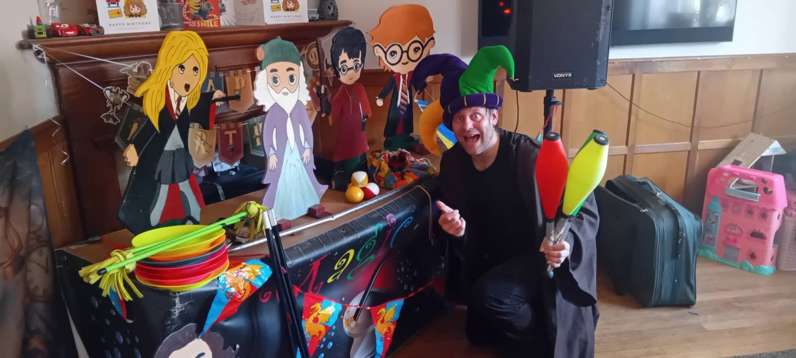Magic party setup