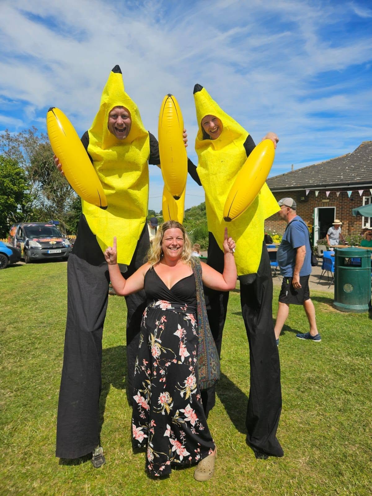 Stilt walkers at outdoor events